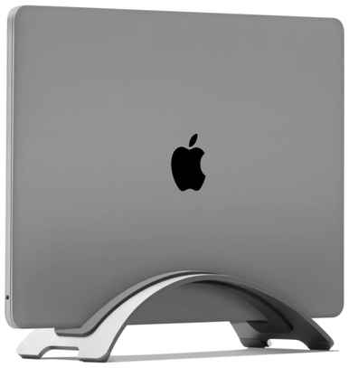 Подставка для ноутбуков MyPads и планшетов из алюминия BookArc Twelve South (цвет silver) в стиле Apple для всех моделей с шириной до 18 мм A15724