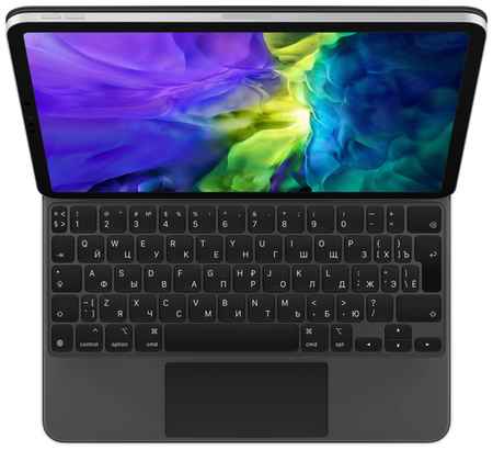 Беспроводная клавиатура Apple Magic Keyboard для iPad Pro 11 черный, русская, 1 шт 19848295818978