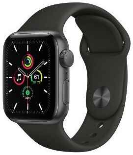 Смарт-часы Apple Watch SE 40mm Aluminum Case Midnight Sport Band S/M (MNT73LL/A)