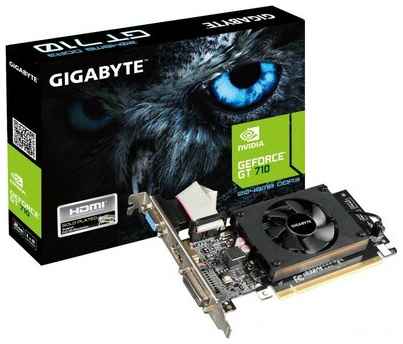 Видеокарта GIGABYTE GeForce GT 710 2 ГБ, GDDR3, черный 19848298895802