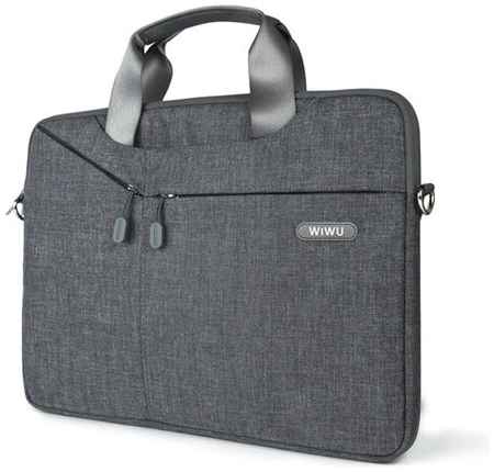 Сумка для ноутбука WiWU City Commuter bag 14/15,4″, серый 19848302186959