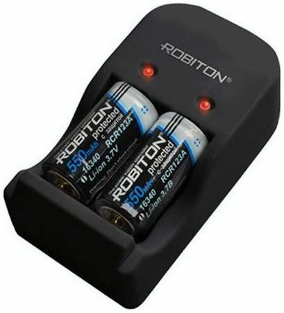 Зарядное устройство ROBITON Smart RCR123 для 1-2 Li-Ion акк. 16340 (RCR123A) 19848302901978