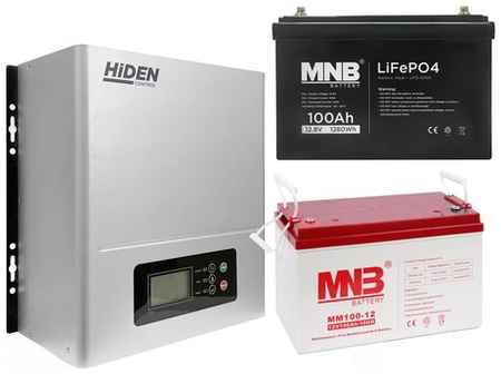 Hiden Комплект ИБП HPS20-0312N-200LG (с литий-гибридным аккумулятором, 100 Ач + 100 Ач, LiFePO4+AGM)) 19848303252806