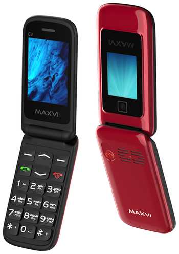 Телефон MAXVI E8, 2 SIM, розовый 19848304240892