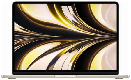 13.6″ Ноутбук Apple MacBook Air 13 2022MLY13RU/A 2560x1664, Apple M2, RAM 8 ГБ, LPDDR5, SSD 256 ГБ, Apple graphics 8-core, macOS, RU, MLY13RU/A, Starlight