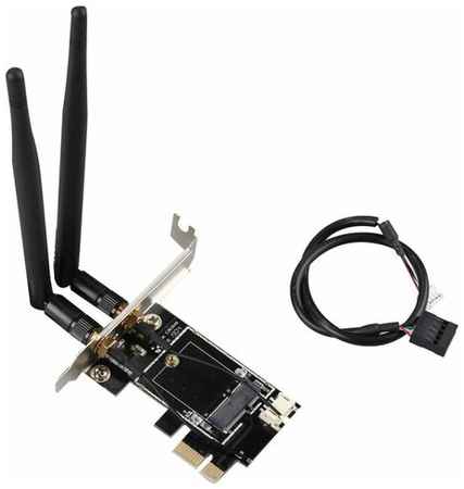 Der-kit Сетевой адаптер для Wi-Fi PCI-E X1 NGFF M.2 (E key) 19848306648956