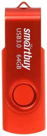 SmartBuy Память Smart Buy ″Twist″ 64GB, USB 3.0 Flash Drive, красный (арт. 350475) 19848308145978
