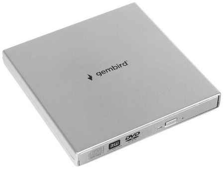 Gembird Внешний привод DVD DVD-USB-02-SV, USB 2.0