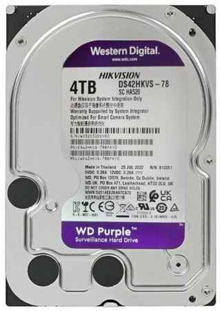 Western Digital Жесткий диск WD Purple DS42HKVS-78, 4ТБ, HDD, SATA III, 3.5″ 19848308541839