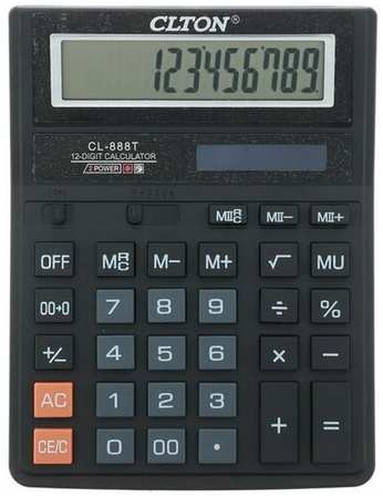 Сима-ленд Калькулятор настольный, 12 - разрядный, CL - 888T 19848308574587