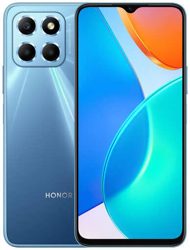 Смартфон HONOR X6 4/64 ГБ Global, Dual nano SIM, ocean blue 19848308789977