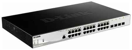 Коммутатор D-Link DGS-1210-28MP/ME/B2A Управляемый L2 коммутатор с 24 портами 10/100/1000Base-T и 4 портами 1000Base-X SFP 19848309983203