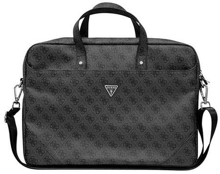 Сумка Guess 4G Bag with Triangle metal logo для ноутбуков 15-16 дюймов, черная 19848310830031