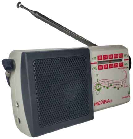 Приемник радиовещательный «Нейва РП-216» FM/УКВ диапозоны ноты/ в комплекте с алкалиновыми батарейками