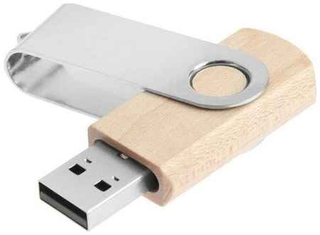 Флешка E 788, 32 ГБ, USB2.0, чт до 25 Мб/с, зап до 15 Мб/с, деревянная