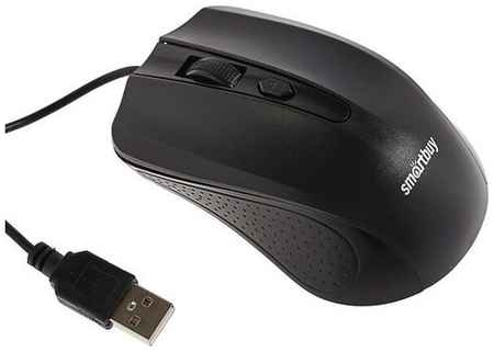 Мышь Smartbuy ONE 352, проводная, оптическая, 1600 dpi, USB, чёрная (комплект из 6 шт) 19848312150793