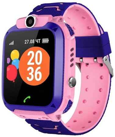 Geozon Детские смарт-часы Geozon Kid G-W21PNK, 1.44″, TFT, SIM, камера, GPS, 430 мАч, розовые