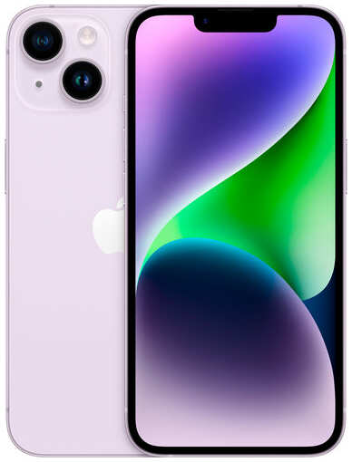 Смартфон Apple iPhone 14 256 ГБ RU, Dual: nano SIM + eSIM, фиолетовый 19848312960588