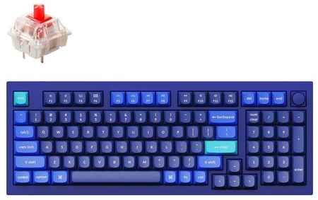 Беспроводная клавиатура Keychron Q5 Gateron Blue, синий, русская 19848313139144
