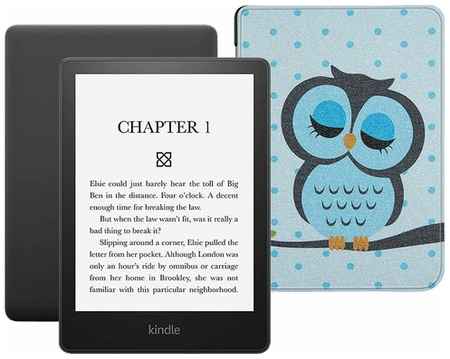 Электронная книга Amazon Kindle PaperWhite 2021 8Gb black Ad-Supported с обложкой ReaderONE 19848313313210