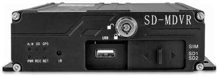 Видеорегистратор для транспорта PS-link PS-A9614-G на 4 канала с GPS модулем, поддержкой 2Мп AHD камер, записью на SD 19848314052899