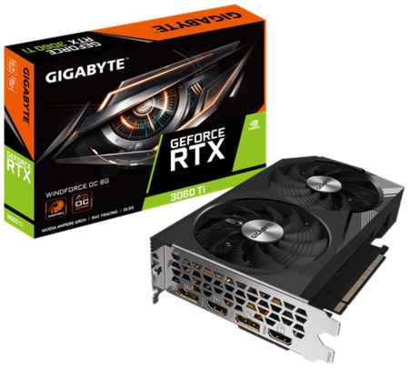Видеокарта GIGABYTE GeForce RTX 3060 Ti WINDFORCE OC 8G (GV-N306TWF2OC-8GD), Retail 19848315367544