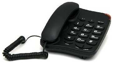 Телефон проводной вектор 545/09 BLACK 19848316317585