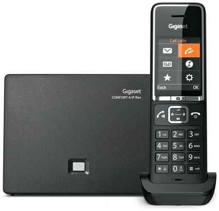 IP/Dect телефон Gigaset COMFORT 550A IP FLEX RUS BLACK 19848319494390