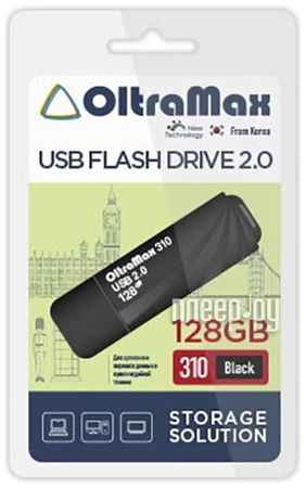 USB Flash Drive 128Gb - OltraMax 310 2.0 Black OM-128GB-310-Black 19848319698922