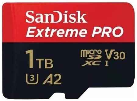 Карта памяти SANDISK Extreme Pro 1Tb micro SDXC UHS-I U3 V30 A2 + ADP (200/140 MB/s) SDSQXCD-1T00-GN6MA 19848320674210