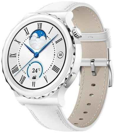 Умные часы GT 3 PRO FRIGGA-B19 WHITE LEATH. HUAWEI 19848320807957