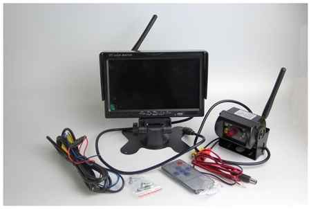 AUTOMAGIC96 Автомобильный монитор с камерой заднего вида с Bluetooth 7″ 12-24В 19848323236202