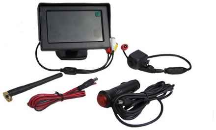 Автомобильный монитор с камерой заднего вида с Bluetooth 4,3″ 12В