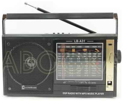 LuxeBass Радиоприёмник от сети /Всеволновый AM, FM, SW, mp3 / радиоприемник Luxe Bass LB-A31