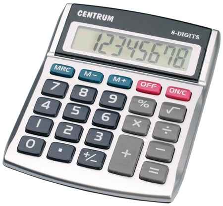 Калькулятор настольный CENTRUM 82070, серебристый 19848324342336