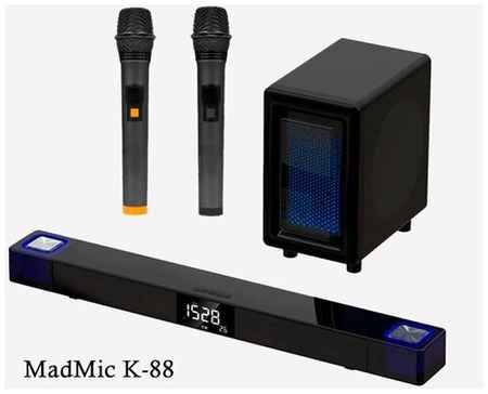 Саундбар MadMic K-88 Cinema с двумя радиомикрофонами