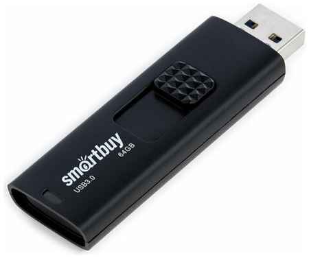 3.1 USB флеш накопитель SmartBuy 64GB Fashion (SB064GB3FSK) черный 19848326748153
