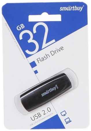 USB Flash Drive 32Gb - SmartBuy Scout Black SB032GB2SCK 19848326803152