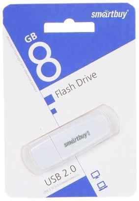 Флеш-диск 8 GB SMARTBUY Scout USB 2.0, SB008GB2SCW. Комплект - 1 шт