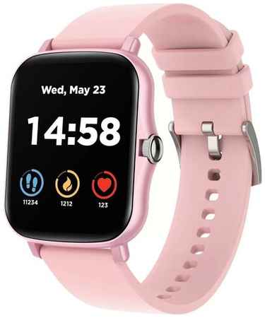 CANYON Smart watch, 1.69inches TFT full touch screen, Zinic+plastic body, IP67 waterproof, multi-sport mode, compatibility with iOS and android, Pink 19848328134344