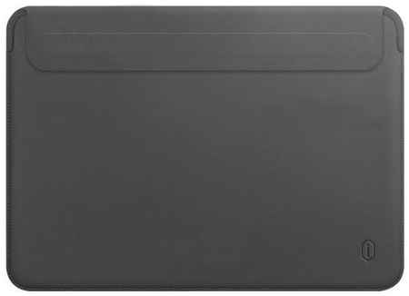 Чехол кожаный с магнитной застежкой WiWU Skin Pro 2 для MacBook 12 2015-2017 (A1534), розовый 19848328915965