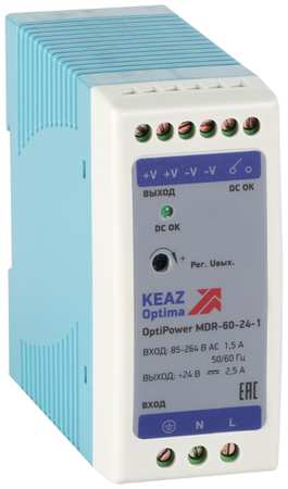 Блок питания OptiPower MDR-60-24-1 КЭАЗ 284541