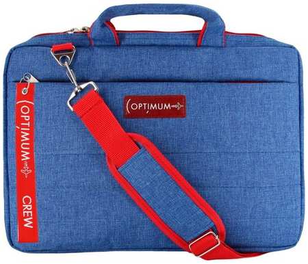 Optimum Crew Сумка для ноутбука 15.6 15 6 16 дюймов папка портфель А4, голубая