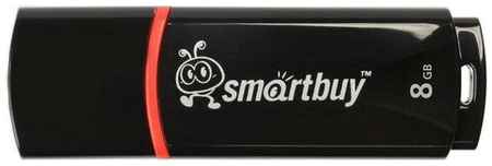 Флэш-диск USB 8Gb SmartBuy Crown, черный 19848337553323