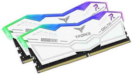 Модуль памяти Team Group 32GB DDR5 7200 DIMM T-FORCE DELTA RGB White Gaming Memory ( FF4D532G7200HC34ADC01) 19848337705404