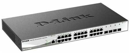 DGS-1210-28X/ME/B2B Управляемый L2 коммутатор D-LINK с 24 портами 10/100/1000Base-T и 4 портами 10GBase-X SFP+ (456206) {3}