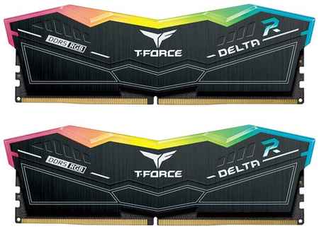 Модуль памяти Team Group 32GB DDR5 7200 DIMM T-FORCE DELTA RGB Black Gaming Memory ( FF3D532G7200HC34ADC01) 19848337848965