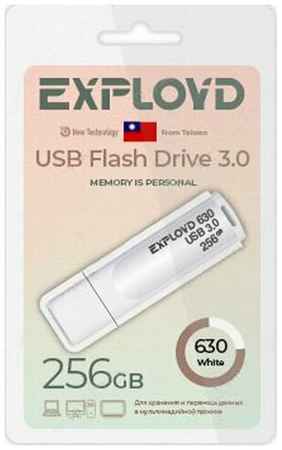 Флеш диск 256GB Exployd 630 USB 3.0 пластик белый 19848340455639