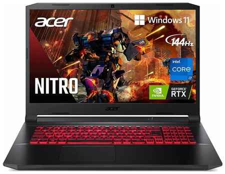 Ноутбук Acer Nitro 5 AN517-54-79L1 (Intel Core i7 11800H 2.3GHz/17.3″/1920x1080/16GB/1TB SSD/NVIDIA GeForce RTX 3050 Ti 4GB/Windows 11 Home)