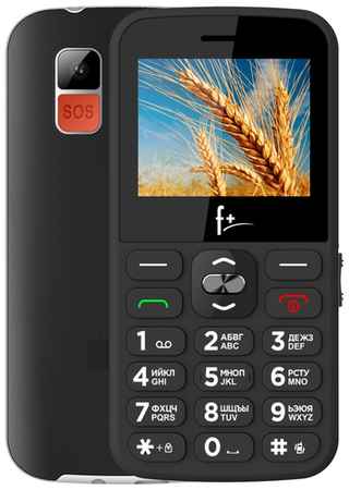 Телефон F+ Ezzy5, 2 micro SIM, черный 19848341308611